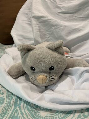 Melissa & Doug Gray Plush Cat Stuffed Animal